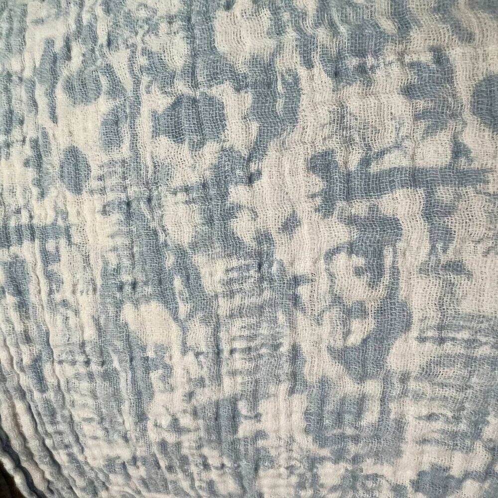 Aden + Anais Disney The Jungle Book Blue White Swaddle Receiving Blanket Baby